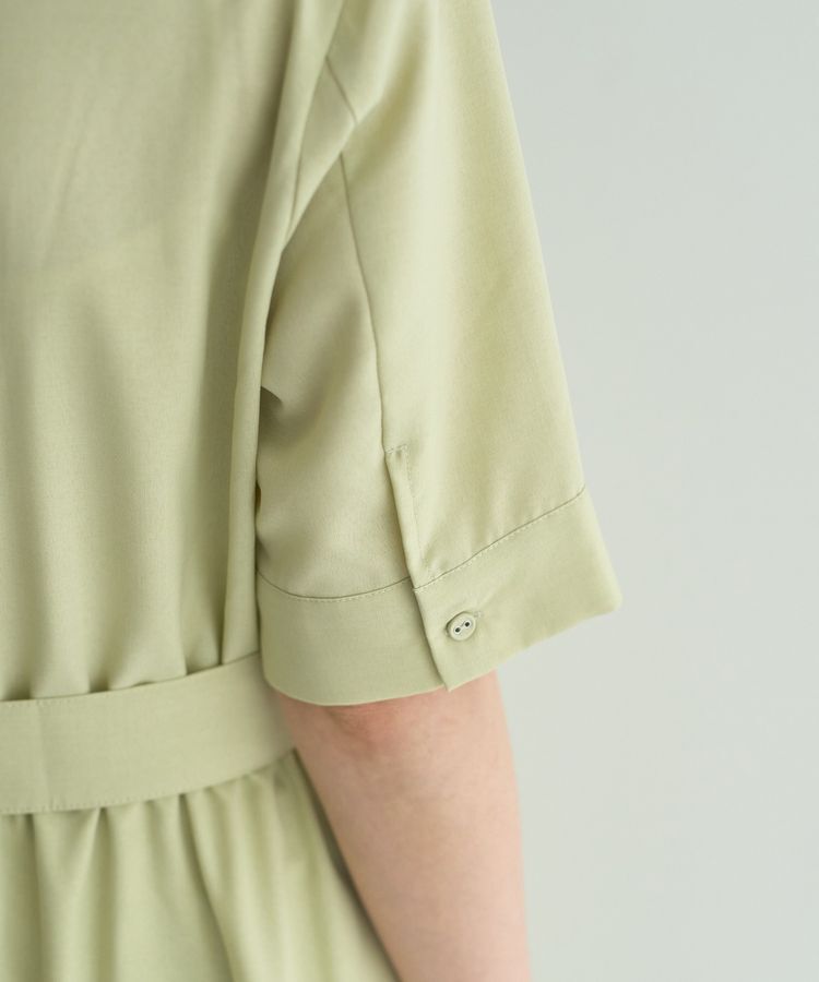 YECCA VECCA「リネンライクポケットデザインワンピース」|ワンピース|