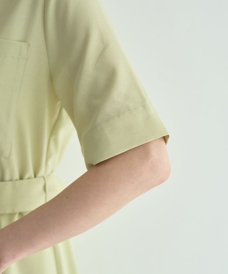 YECCA VECCA「リネンライクポケットデザインワンピース」|ワンピース|