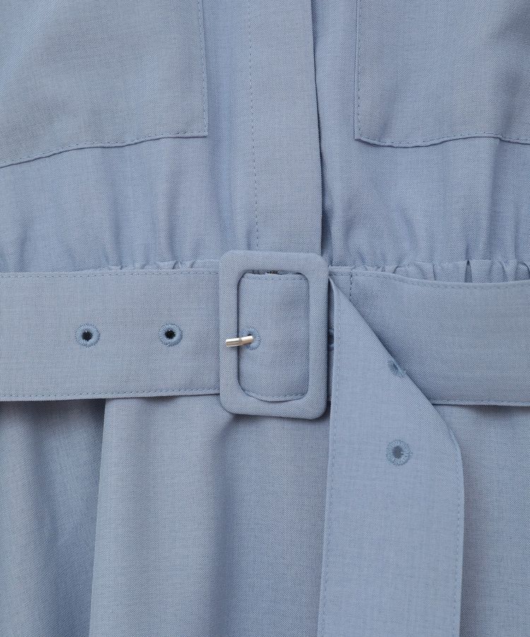 YECCA VECCA「リネンライクポケットデザインワンピース」|ワンピース|