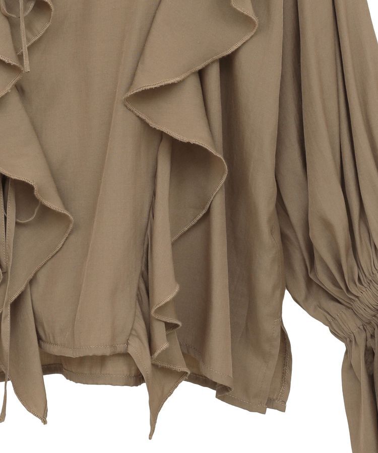 YECCA VECCA「ラッフルリボンロングブラウス」|シャツ・ブラウス|