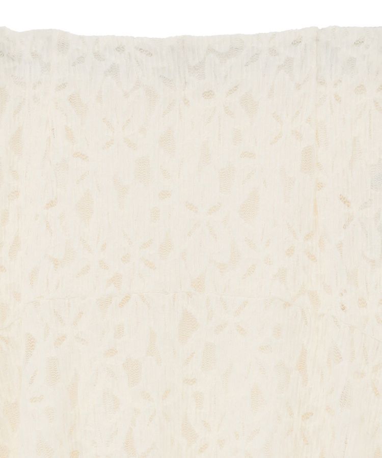 YECCA VECCA「フラワー起毛レースマーメイドスカート」|フレア|