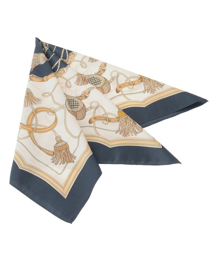 YECCA VECCA「タッセル柄スカーフ」|バンダナ・スカーフ|