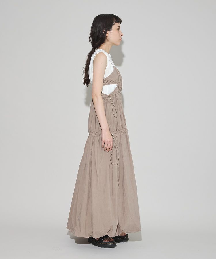 GARAGE OF GOOD CLOTHING「シャーリングサイドオープンワンピース」|ワンピース|