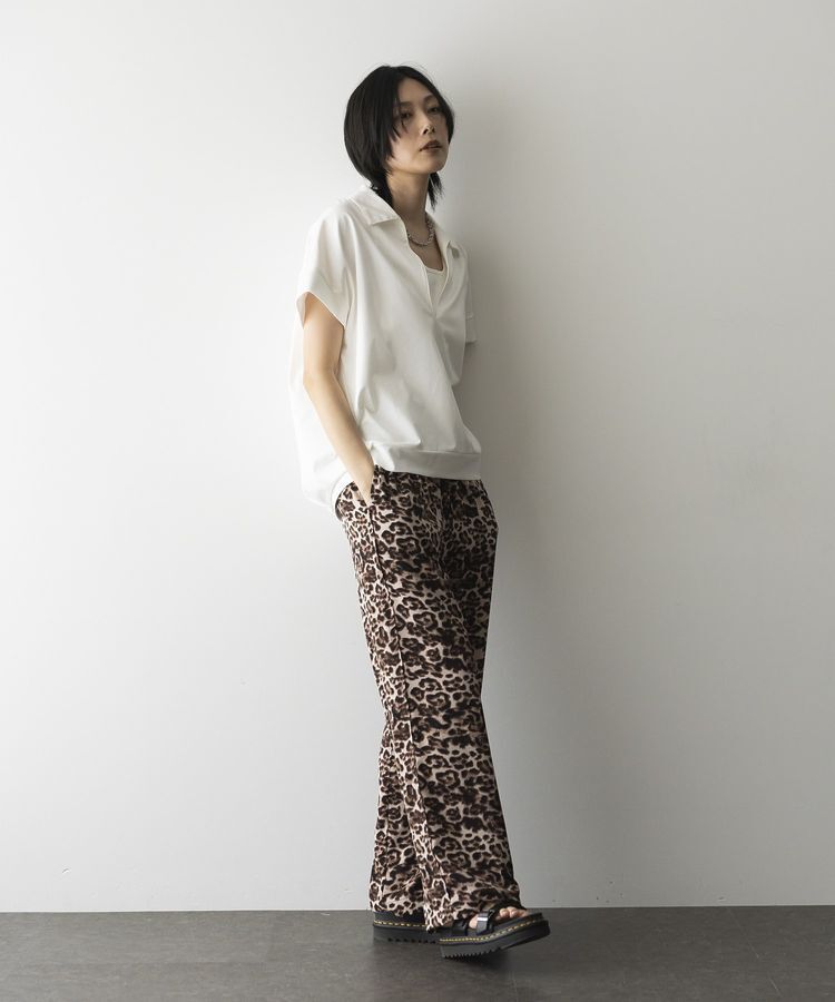 GARAGE OF GOOD CLOTHING「レオパードドロストストレートパンツ」|その他|