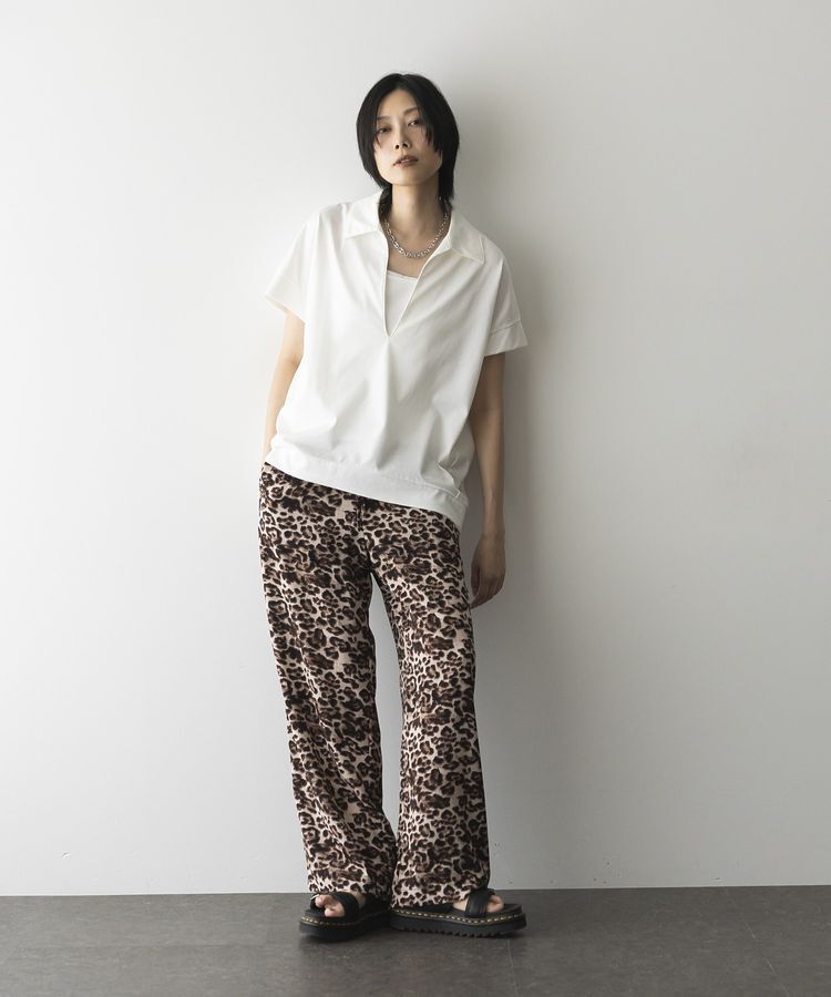 GARAGE OF GOOD CLOTHING「レオパードドロストストレートパンツ」|その他|