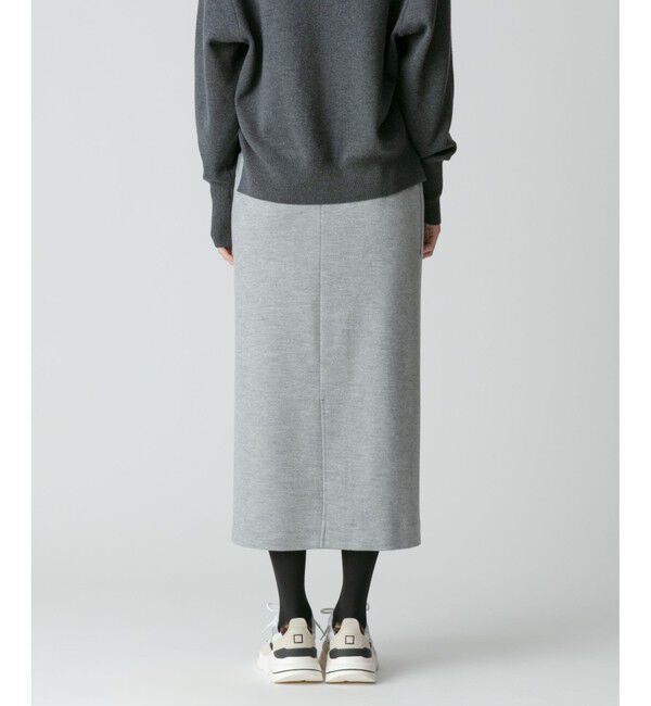 allureville「カラーメルトン釦付キタイトスカート 」|スカート|