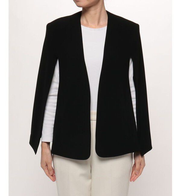 LOULOU WILLOUGHBY「【LOULOU WILLOUGHBY】リトルブラックケープジャケット」|その他|