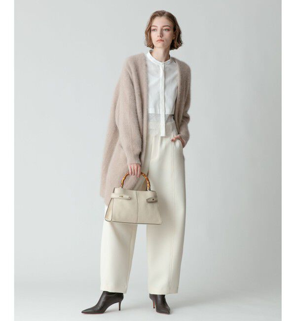 allureville「タイプライターレーシーヘムブラウス」|シャツ・ブラウス|