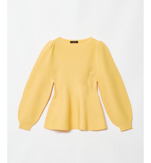 allureville「バックレースアッププルオーバー」|ニット・セーター|