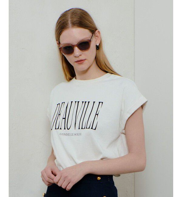 allureville「ピグメントダイターンバックスリーブ T」|Tシャツ・カットソー|