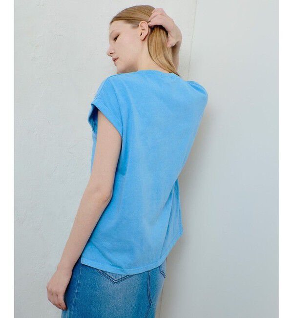 allureville「ピグメントダイターンバックスリーブ T」|Tシャツ・カットソー|