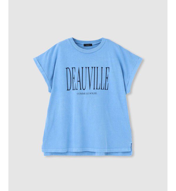 allureville「ピグメントダイターンバックスリーブ T」|Tシャツ・カットソー|