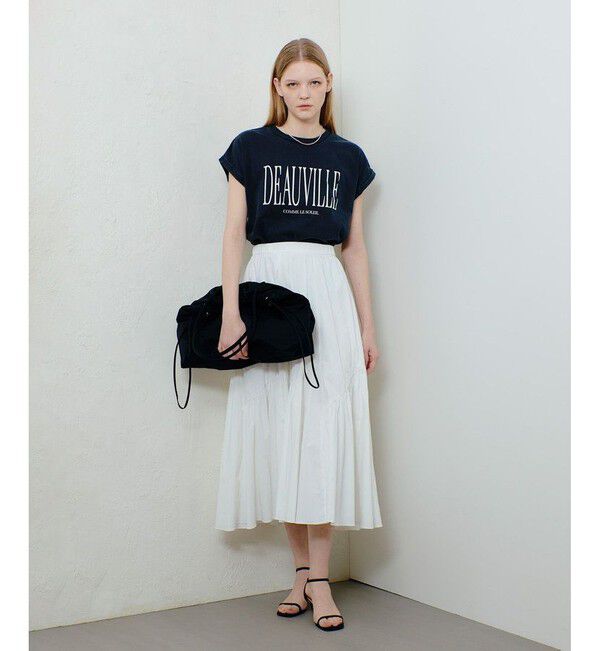 allureville「ピグメントダイターンバックスリーブ T」|Tシャツ・カットソー|