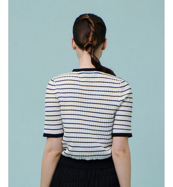 allureville「ソチッドウェービーV プルオーバー」|カーディガン|