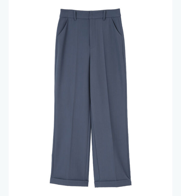 ur's「裾ダブルセンタープレスパンツ」|スラックス|