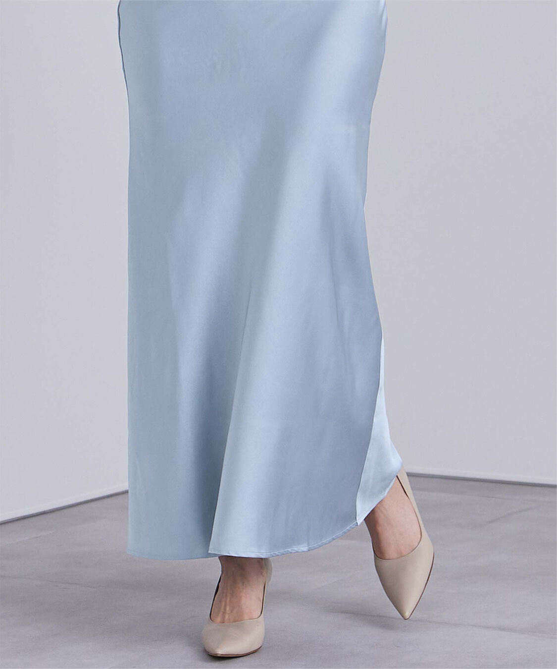 ur's「サテンマーメイドマキシスカート」|スカート|