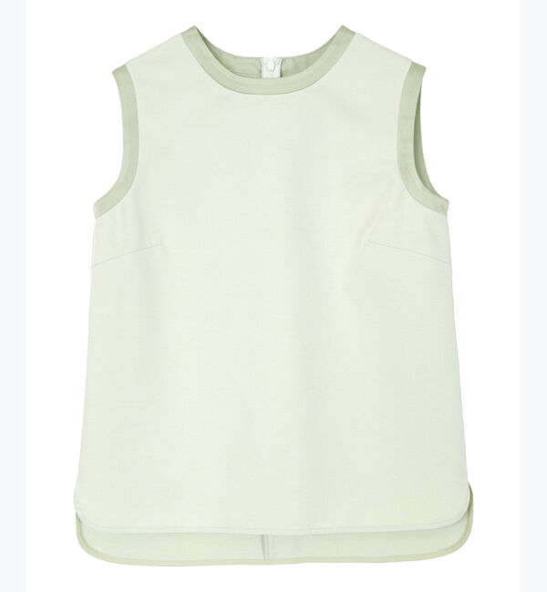 ur's「【星玲奈さんコラボアイテム】【神山まりあさん着用】サテン切替ノースリーブトップス」|Tシャツ・カットソー|