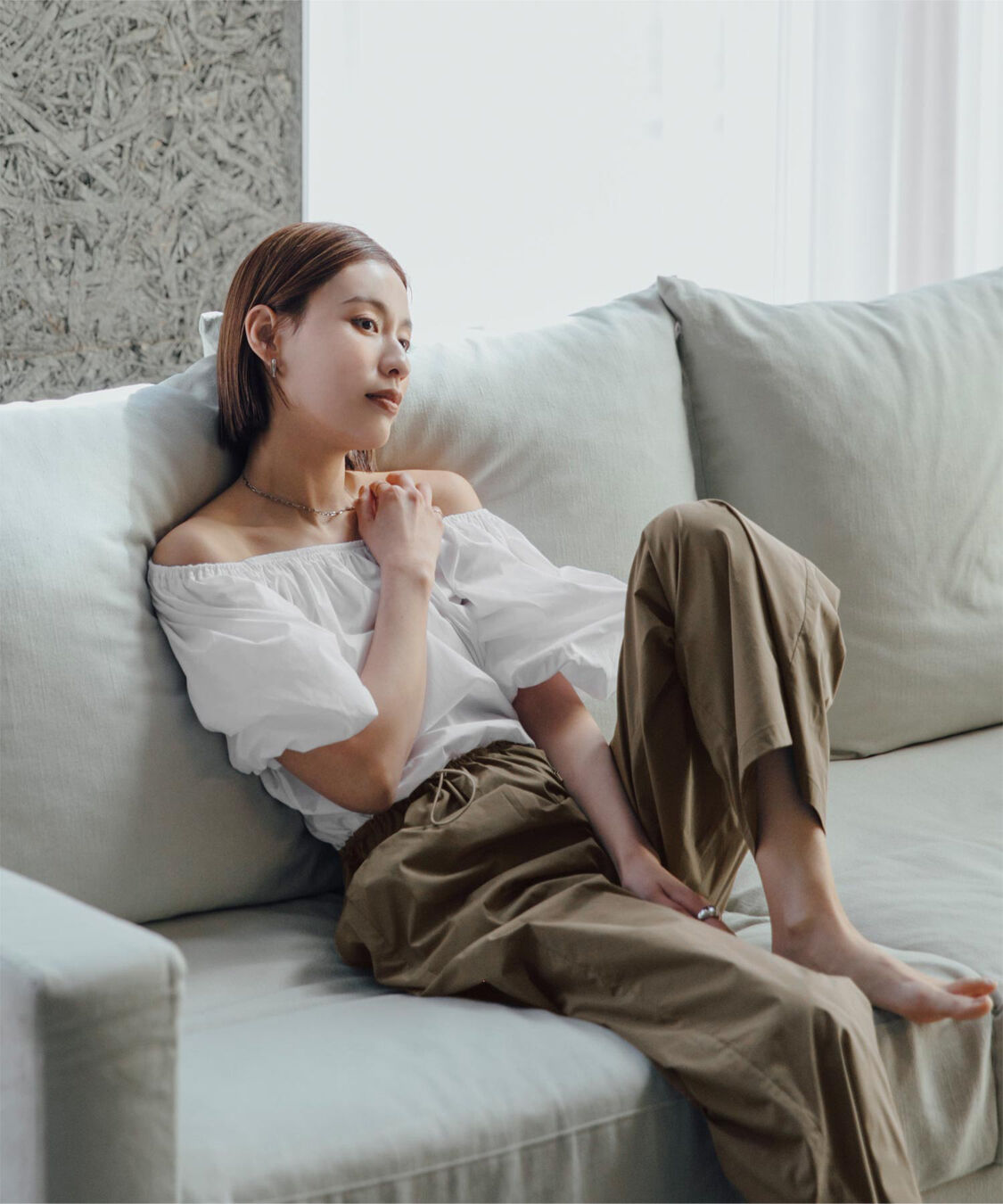 ur's「【黒川翼さんコラボアイテム】バルーンスリーブオールインワン/ラッシュガード」|コンビネゾン|