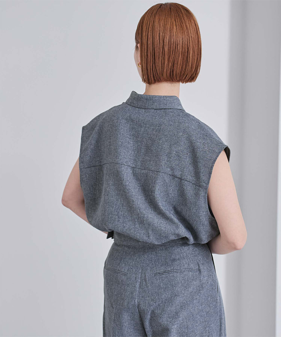 ur's「リネンライクフレンチスリーブスキッパーブラウス」|シャツ・ブラウス|