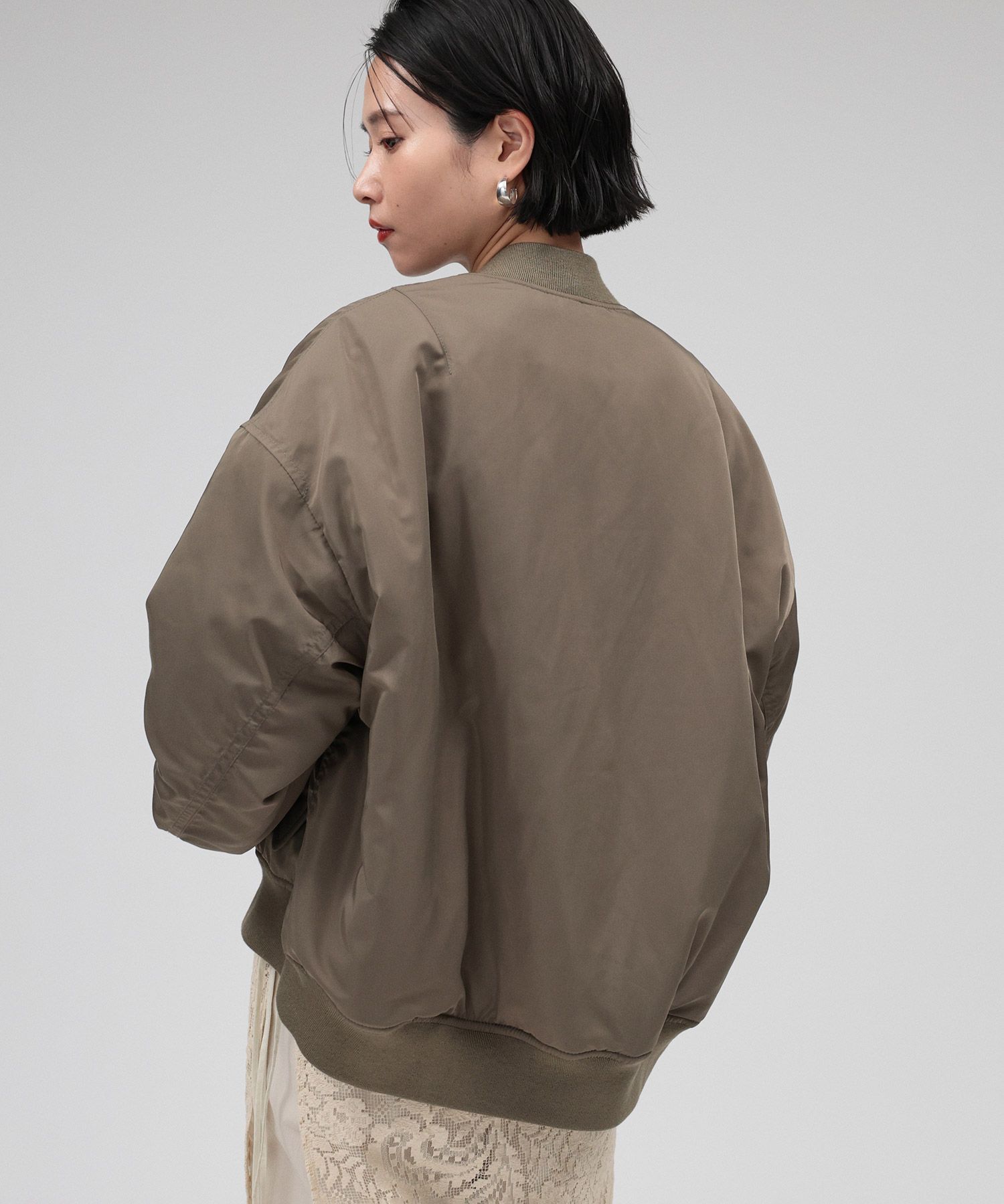 BABYLONE「ショートMA-1」|ブルゾン・スタジャン|