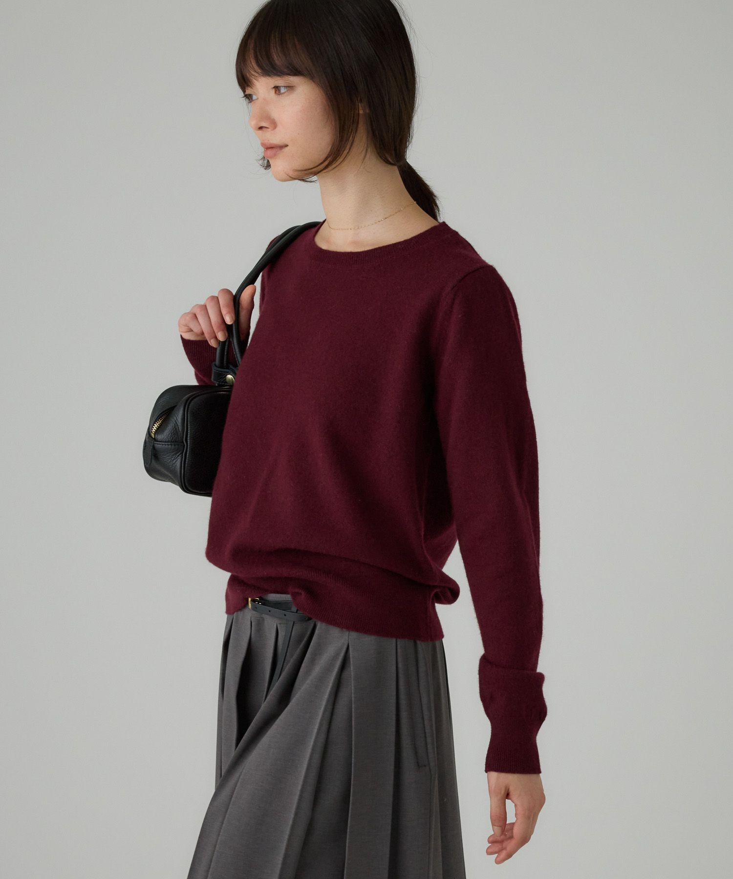 BABYLONE「【洗濯可】ウォッシャブルウールプルオーバー」|ニット・セーター|ﾜｲﾝ