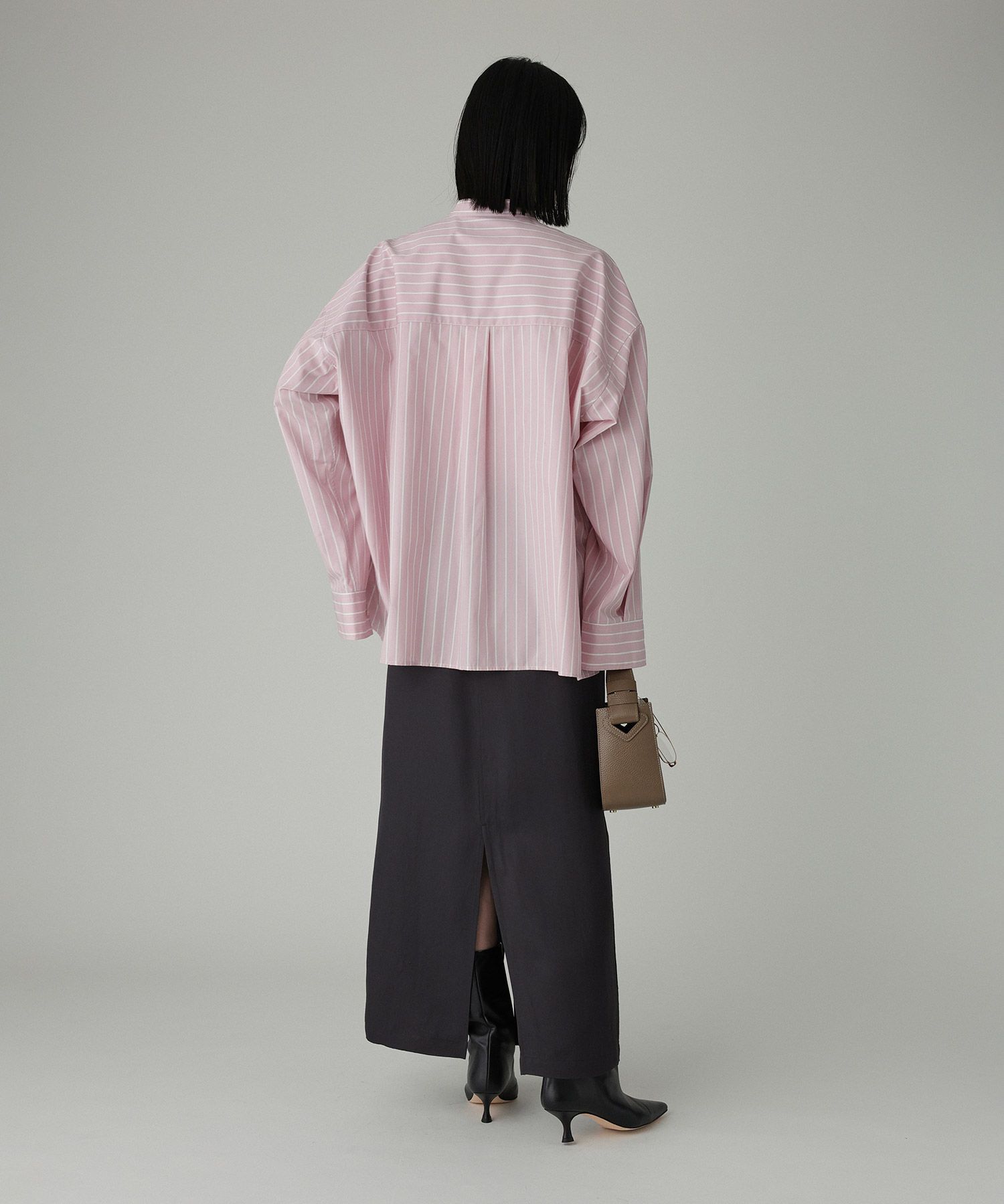 BABYLONE「バンドカラーデザインシャツ」|シャツ・ブラウス|