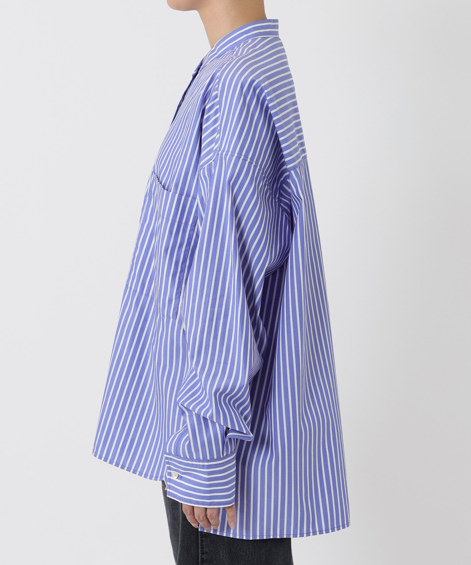 BABYLONE「バンドカラーデザインシャツ」|シャツ・ブラウス|