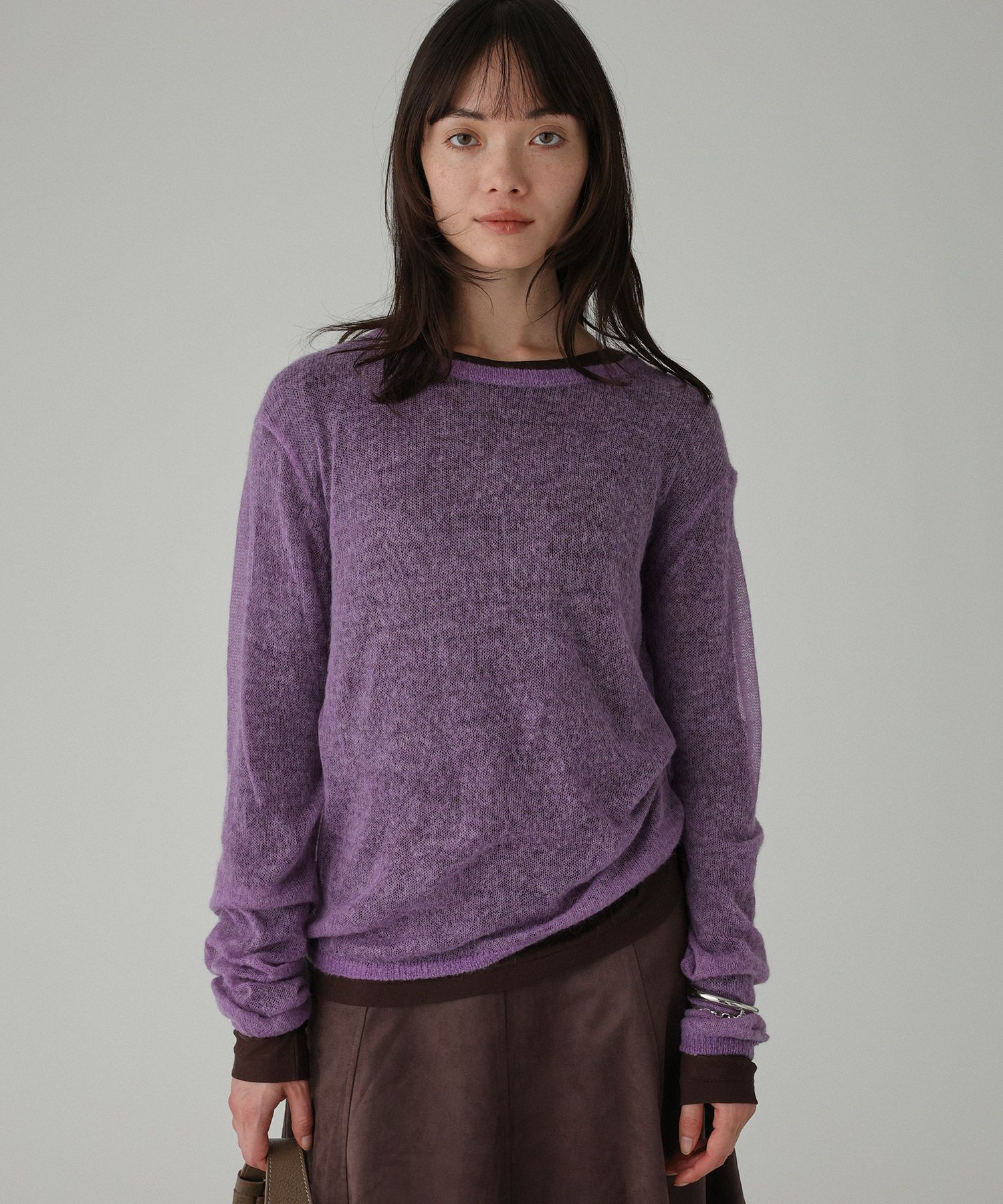 BABYLONE「シアークルーネックプルオーバー」|Tシャツ・カットソー|