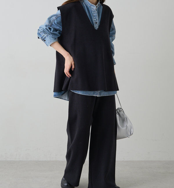  「ミラノリブニットフレアパンツ」|その他|