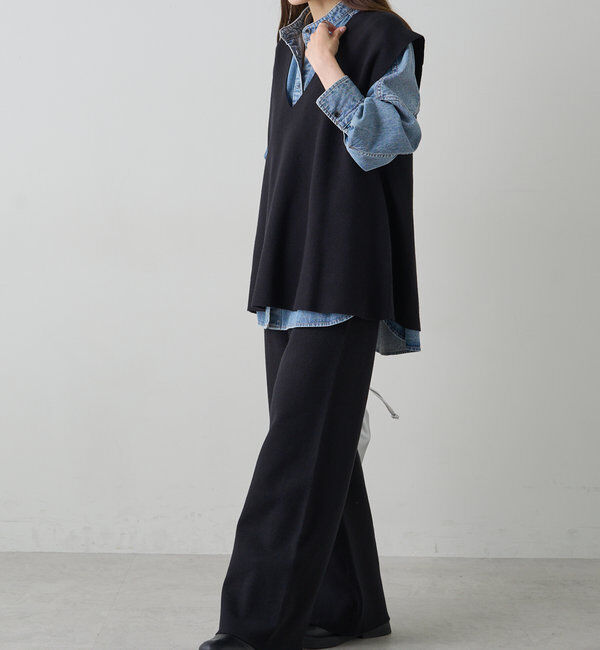  「ミラノリブニットフレアパンツ」|その他|