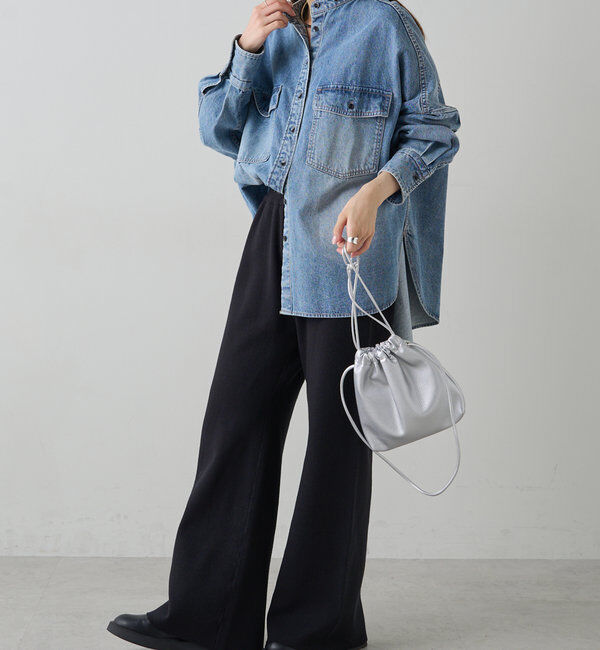  「ミラノリブニットフレアパンツ」|その他|