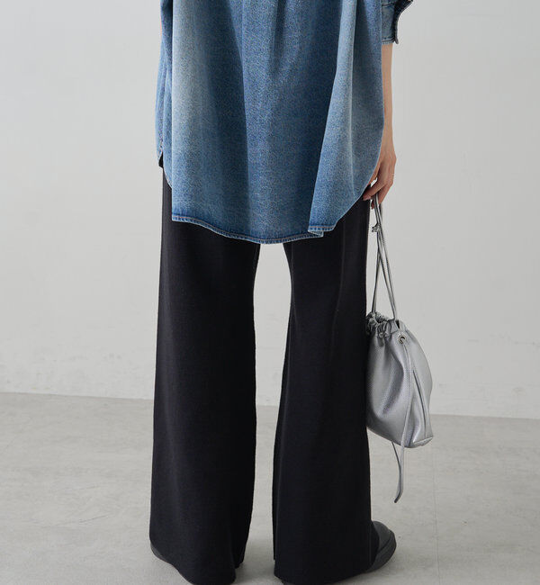  「ミラノリブニットフレアパンツ」|その他|