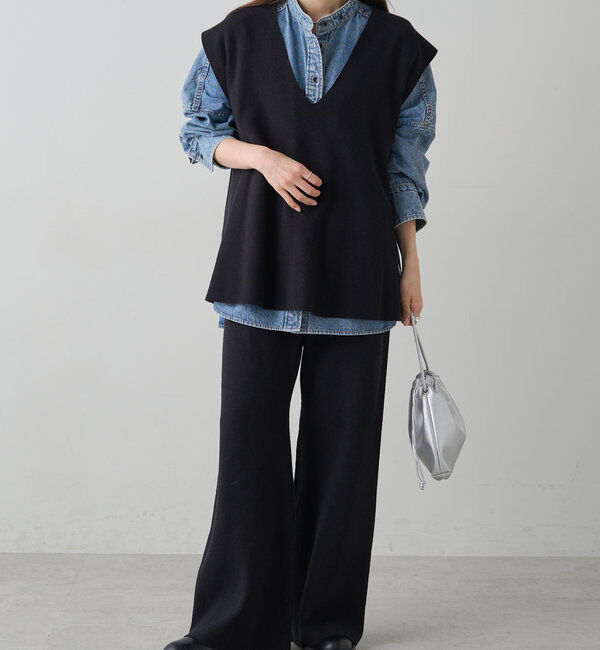  「ミラノリブニットフレアパンツ」|その他|