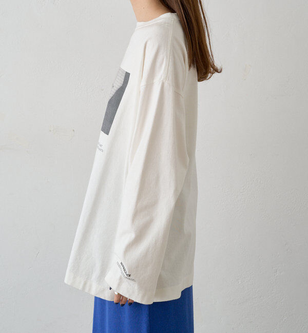  「フォトプリントロングスリーブカットソー」|プルオーバー|