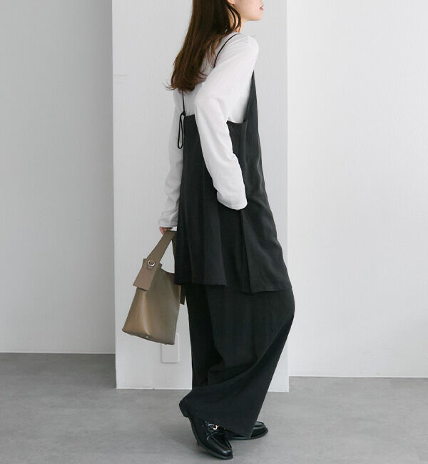  「【着回し力◎/セットアイテム】ソフトツイルキャミチュニック+パンツセット」|その他|