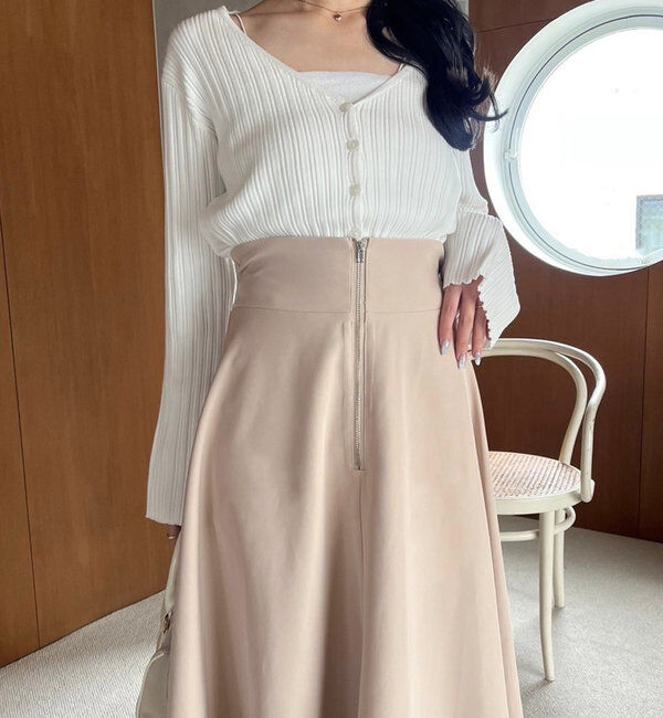  「ベルスリーブカーディガン」|ニット・セーター|