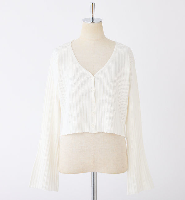  「ベルスリーブカーディガン」|ニット・セーター|