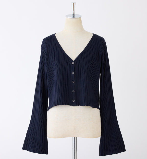  「ベルスリーブカーディガン」|ニット・セーター|