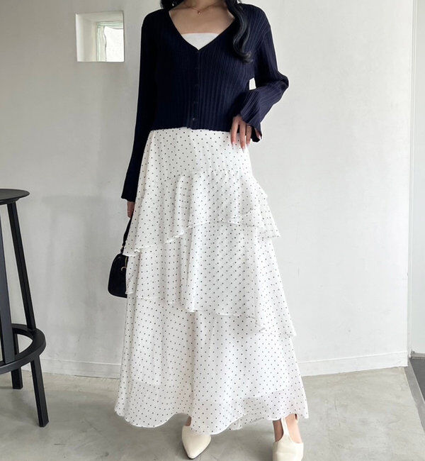  「ベルスリーブカーディガン」|ニット・セーター|