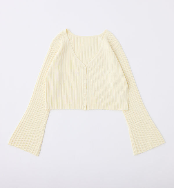  「ベルスリーブカーディガン」|ニット・セーター|