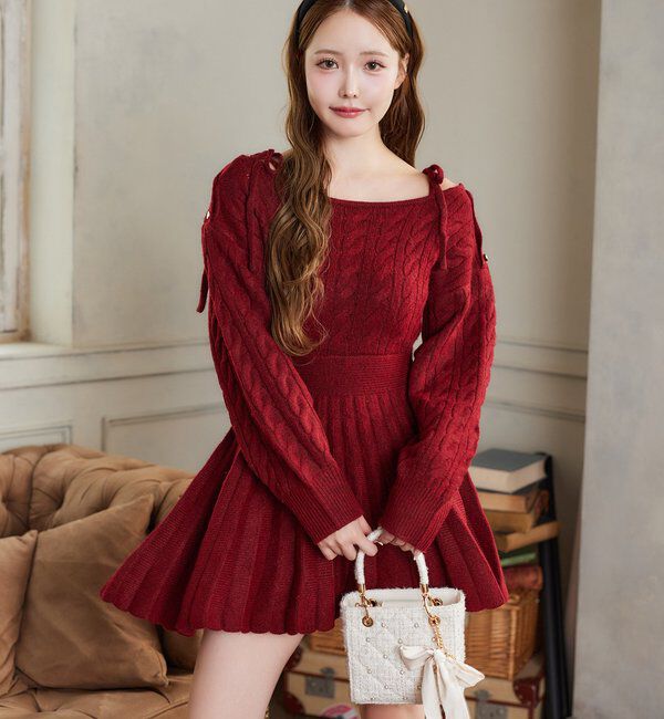  「【HolidayCollection】チャーム付きキルティングミニバッグ」|ショルダー・メッセンジャー|