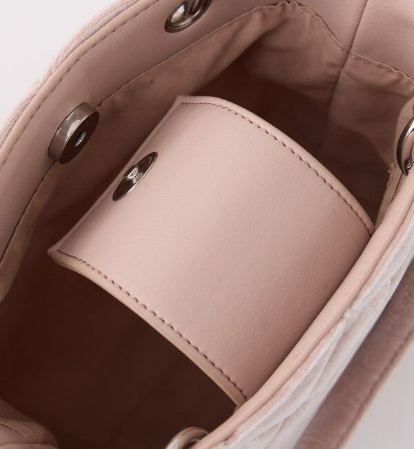  「【HolidayCollection】チャーム付きキルティングミニバッグ」|ショルダー・メッセンジャー|