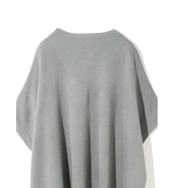 MIDIUMISOLID「MIDIUMISOLID for Ladies サイドリボンポンチョ」|ニット・セーター|