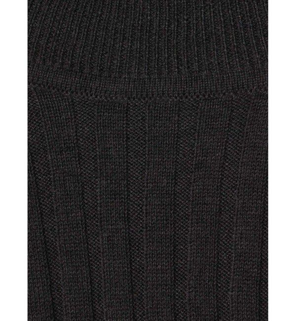 mizuiro ind「mizuiro ind ワイドリブタートルネックプルオーバー」|ニット・セーター|