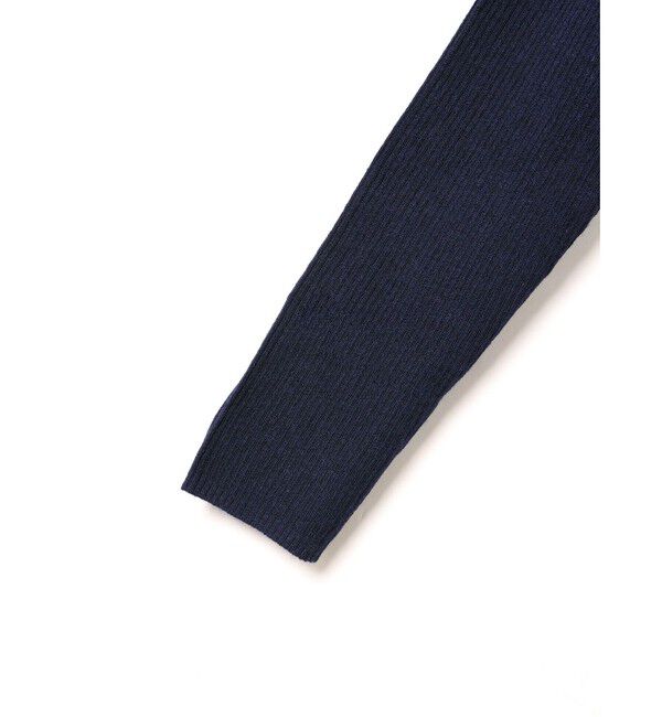 mizuiro ind「mizuiro ind ロングカラーニットポロ」|ニット・セーター|