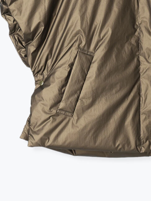 Te chichi「コーティングタフタスリーブレスジャケット」|ダウンベスト・ベスト|