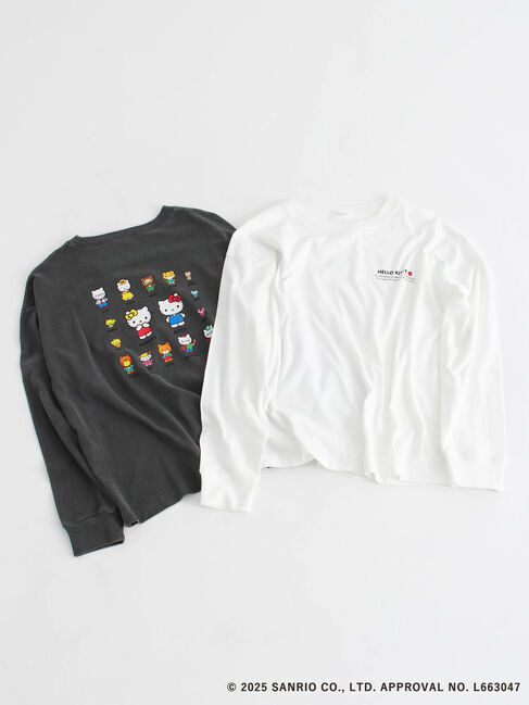 Te chichi TERRASSE「【HELLO KITTY】プリントロングTシャツ」|Tシャツ・カットソー|