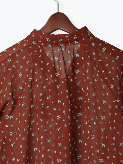 Te chichi「パターンアソートシフォンボウタイブラウス《2025Autumn catalog vol.2 item》」|シャツ・ブラウス|