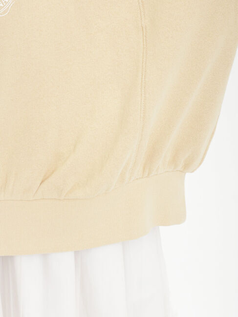 Samansa Mos2「飛び裏毛アップリケロゴスウェット」|Tシャツ・カットソー|