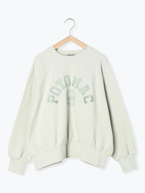 Samansa Mos2「飛び裏毛アップリケロゴスウェット」|Tシャツ・カットソー|